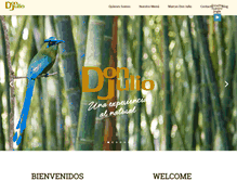 Tablet Screenshot of donjulio.com.co